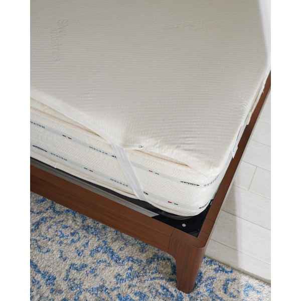 Topper Per Materasso Lastra Intera Memory Foam 5 Cm Con Zip e 4 Elastici